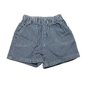 Vintage 90s Railroad Striped Shorts USA Authentic Kids Size 4